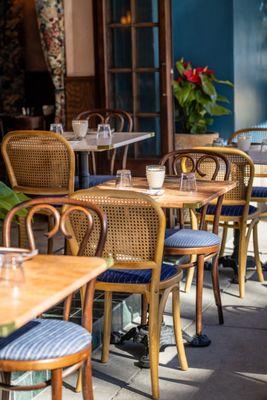 Charming Patio Seating