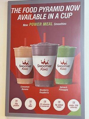 These smoothies are fabulous.  I got the spinach pineapple, I highly recommend it!