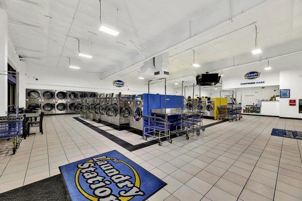 New touch screen washers and dryers at The Laundry Station in Wichita Kansas