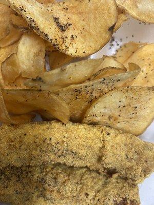 Crack Chips !!!!  Cod Fish