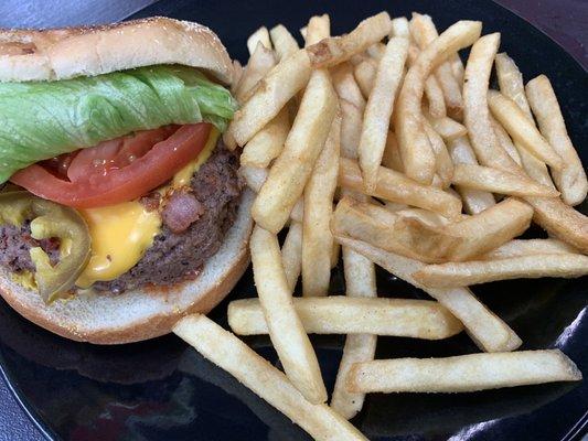 Cheeseburger and Fries