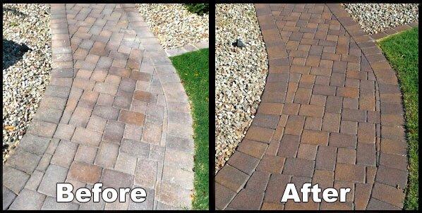 Brick pavers repair, resending and sealing