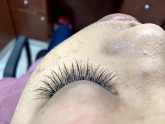 Hybrid eyelashes