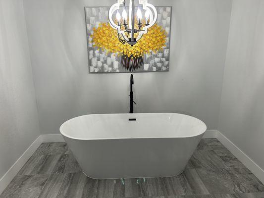 Beautiful tub install