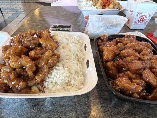 Orange chicken