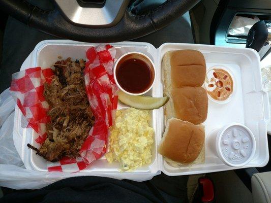 Yummy brisket plate