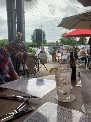 Beautiful night here at Behle street's patio