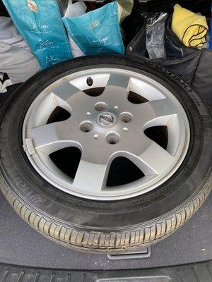 New tire, good price and fast service