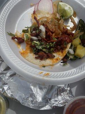 Al Pastor Taco  pork ~