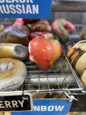 Heart Shaped bagel!