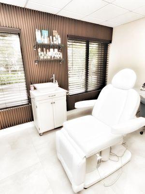 Treatment rooms promote calm and well being