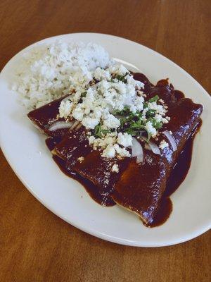 Enchiladas de pollo