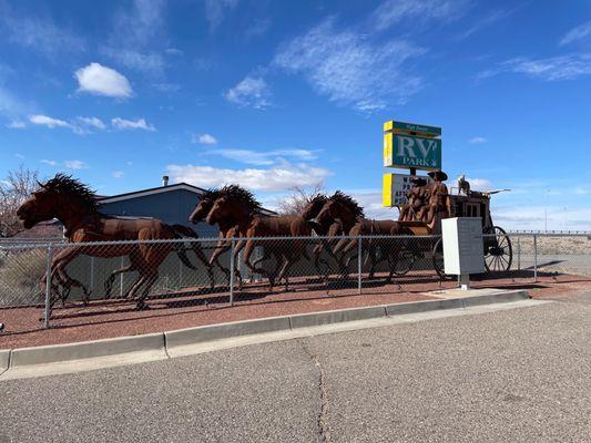 High desert, RV park