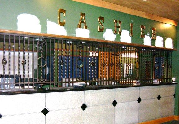 Security Bars for Cashier Window at Palm Beach Kennel Club