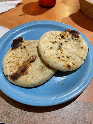 Pupusas look good. Too bad that they're so bland