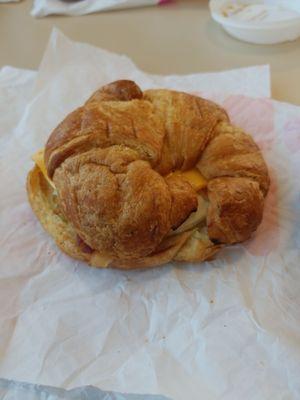 $5 Bacon egg &cheese croissant