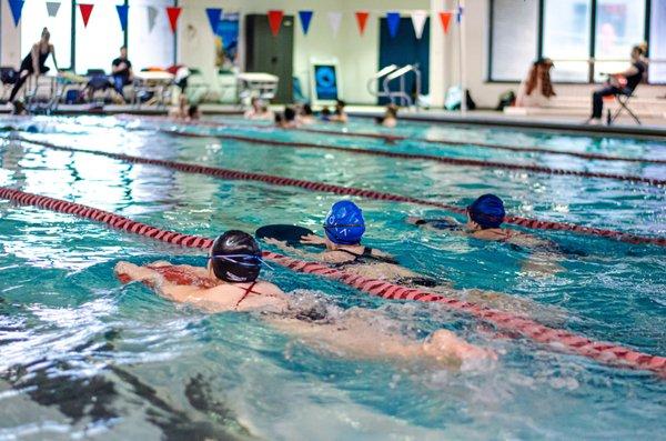 Our SwimFIT group is an hour long swim workout for advanced swimmers.