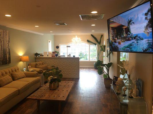 Reception and Patient waiting area.