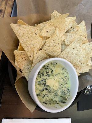 Spinach artichoke dip...pretty good!