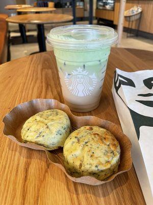 Kale & cheese Egg Bites, Baby Yoda