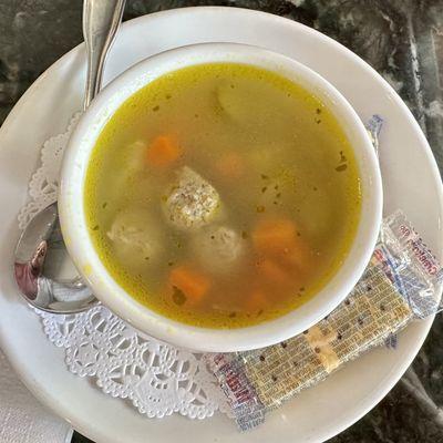 Cup of wedding soup