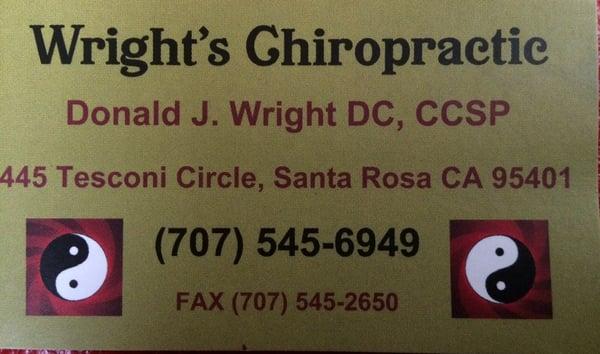 Dr.Don Wright's new address