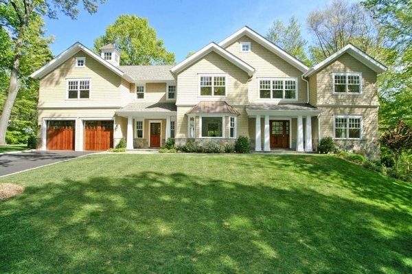 Shingle Style Home in Scarsdale NY by DeMotte Architects