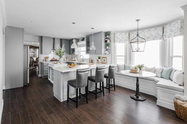 Gray Transitional Kitchen