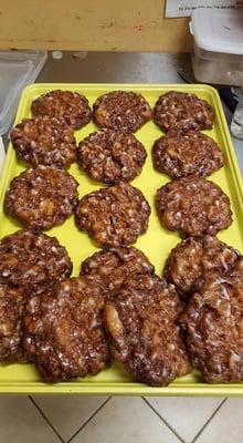 crispy apple fritters