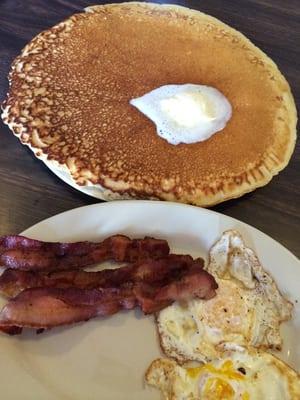 Wow Texas style Huge Pancake