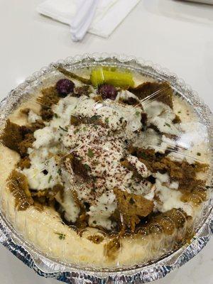 Hummus Shawarma Bowl