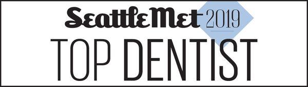 Voted Top Dentist by Seattle Met Magazine