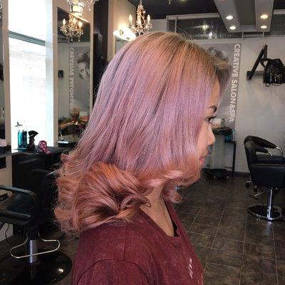 Metallic Rose Gold color  by Annie