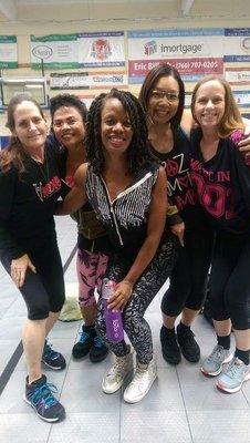 Following Zumba Jammer Dionne Thomas to special events.