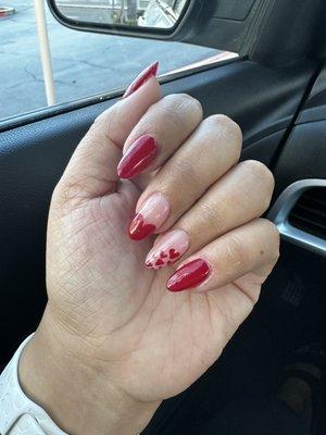 Heart and red themed for Valentine's Day!