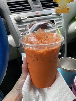 Thai Tea. It's legit. Just a little too sweet for me.