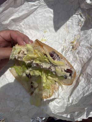 Chicken salad sub