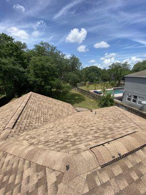 Gaf Timberline HDZ shakewood in Land O Lakes, FL