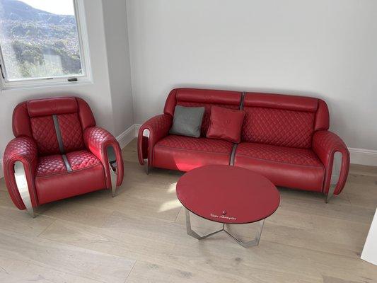 Lamborghini sofa set 100% Italian genuine leather. We can handle it all.