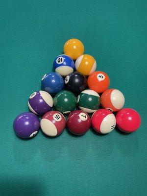 Pool balls