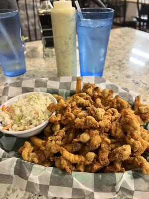 Fried whole clams -- just OK. Not as flavorful as others I've had.