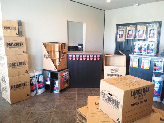 Easy Stop Storage in Centerton, AR offers a full selection of boxes and moving supplies!