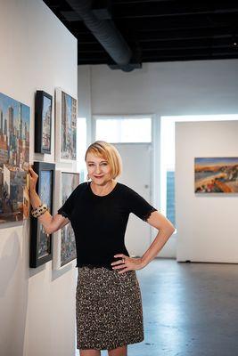 Former gallery director, now an independent curator and art consultant