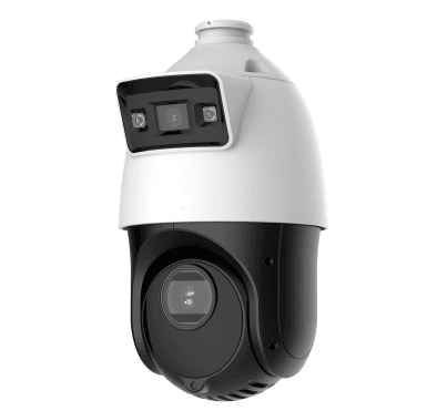 Dual Lens PTZ and Wide View Camera with Auto-Tracking