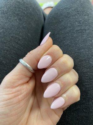 Almond shaped nails