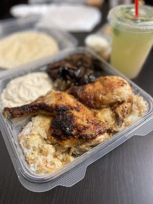 3. Lemon and Garlic Chicken Plate