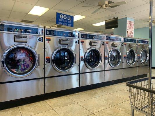 60 lbs washing machines.