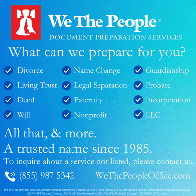 To inquire about additional services, please contact our office staff.