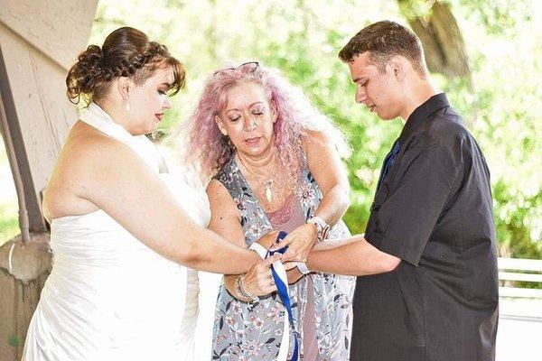 Handfasting joy ...