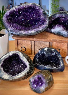 Amethyst Healing Crystals and Stones.  Authentic, Natural, and Real Crystals that are untreated.